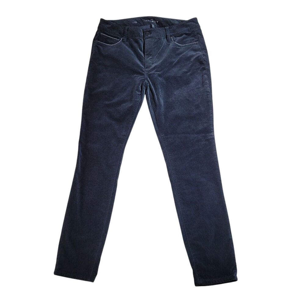 The Skinny Jeans Women's 12 Black Dark Wash Denim Cotton Stretch Mid-Rise